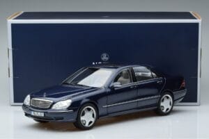 Mercedes S55 AMG W220 ブルー Norev 1:18 183817 メタル - 画像 7/7