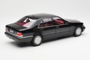 Mercedes S600 W140 ブラック Norev 1:18 183722 メタル - 画像 3/8