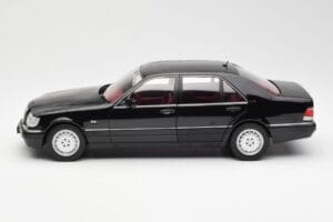 Mercedes S600 W140 ブラック Norev 1:18 183722 メタル - 画像 4/8