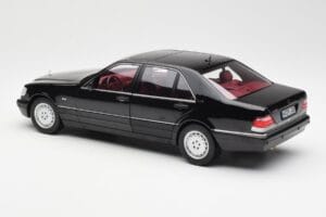 Mercedes S600 W140 ブラック Norev 1:18 183722 メタル - 画像 7/8