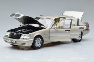 Mercedes S600 W140 シルバー Norev 1:18 183723 メタル - 画像 2/7