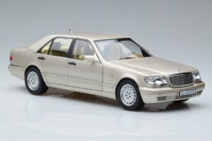 Mercedes S600 W140 シルバー Norev 1:18 183723 メタル - 画像 5/7