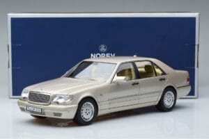 Mercedes S600 W140 シルバー Norev 1:18 183723 メタル - 画像 7/7