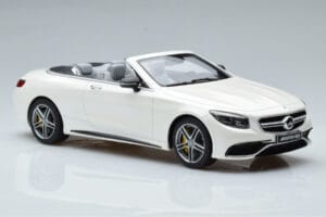Mercedes AMG S63 A217 カブリオレ Diamond ホワイト GT Spirit 1:18 B66965712 レジン - 画像 4/6