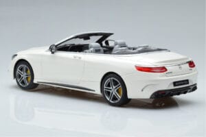 Mercedes AMG S63 A217 カブリオレ Diamond ホワイト GT Spirit 1:18 B66965712 レジン - 画像 5/6