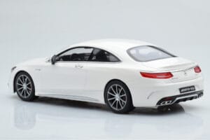 Mercedes AMG S63 C217 クーペ ホワイト GT Spirit 1:18 B66960372 レジン - 画像 5/6
