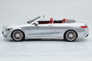 Mercedes AMG S65 A217 カブリオレ シルバー GT Spirit 1:18 GT764 レジン - 画像 3/6