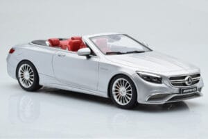 Mercedes AMG S65 A217 カブリオレ シルバー GT Spirit 1:18 GT764 レジン - 画像 4/6