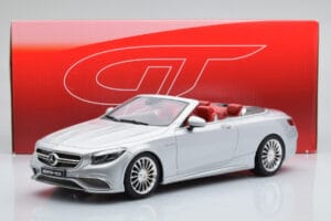 Mercedes AMG S65 A217 カブリオレ シルバー GT Spirit 1:18 GT764 レジン - 画像 6/6
