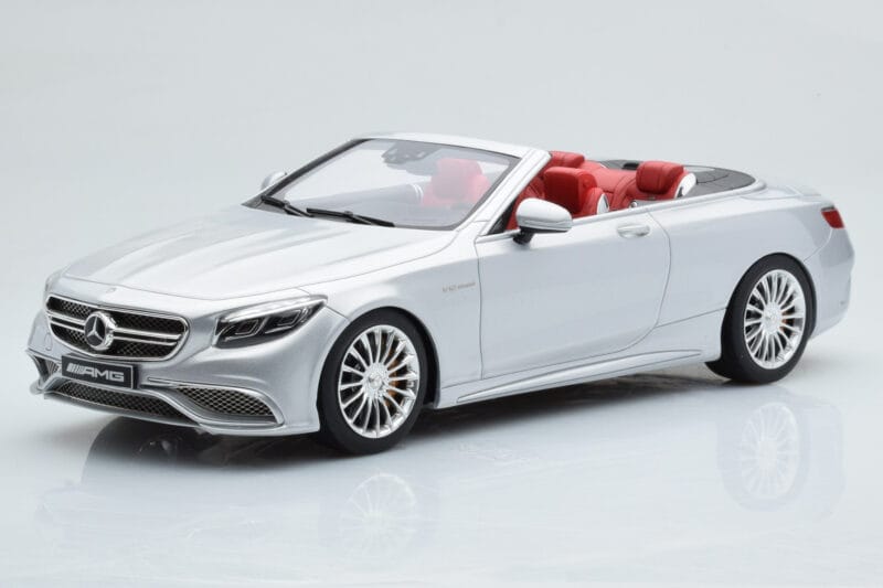 Mercedes AMG S65 A217 カブリオレ シルバー GT Spirit 1:18