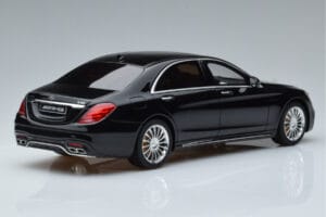 Mercedes AMG S65 W222 ブラック GT Spirit 1:18 GT228 レジン - 画像 2/6