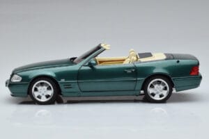 Mercedes SL500 R129 グリーンメタリック Norev 1:18 183753 メタル - 画像 5/8