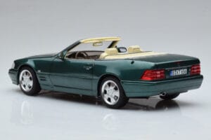Mercedes SL500 R129 グリーンメタリック Norev 1:18 183753 メタル - 画像 7/8