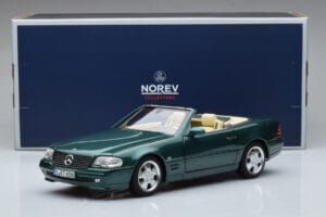 Mercedes SL500 R129 グリーンメタリック Norev 1:18 183753 メタル - 画像 8/8