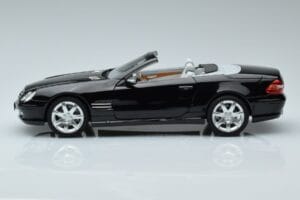 Mercedes SL500 R230 ブラック Norev 1:18 183840 メタル - 画像 4/8