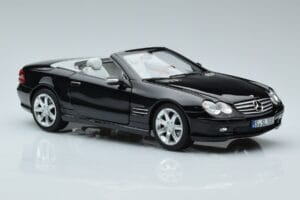 Mercedes SL500 R230 ブラック Norev 1:18 183840 メタル - 画像 5/8