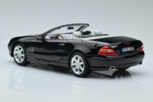 Mercedes SL500 R230 ブラック Norev 1:18 183840 メタル - 画像 6/8