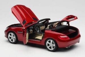 Mercedes SLK R172 Designo ジルコン レッド Minichamps 1:18 B66960513 メタル - 画像 5/8