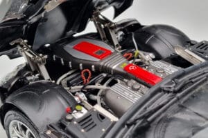 Mercedes SLR McLaren ブラック CMC 1:18 M-045F メタル - 画像 9/10