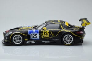 Mercedes SLS AMG GT3 Rowe Racing #125 Zehe / Bullitt / Renger / Hartung ADAC 24 Hours of Nurburgring 2013 Minichamps 1:18 151 - 画像 3/6