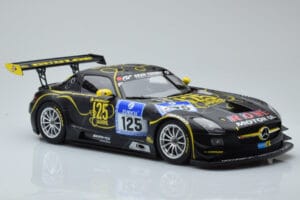 Mercedes SLS AMG GT3 Rowe Racing #125 Zehe / Bullitt / Renger / Hartung ADAC 24 Hours of Nurburgring 2013 Minichamps 1:18 151 - 画像 4/6