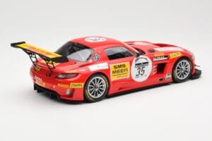 Mercedes SLS AMG GT3 #35 Team Black Falcon T. Heyer / Jafer / Lemeret 24 Hours of Spa 2011 Minichamps 1:18 151113135 メタル - 画像 2/6