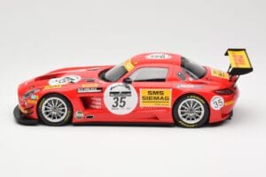 Mercedes SLS AMG GT3 #35 Team Black Falcon T. Heyer / Jafer / Lemeret 24 Hours of Spa 2011 Minichamps 1:18 151113135 メタル - 画像 3/6