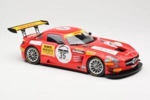 Mercedes SLS AMG GT3 #35 Team Black Falcon T. Heyer / Jafer / Lemeret 24 Hours of Spa 2011 Minichamps 1:18 151113135 メタル - 画像 4/6