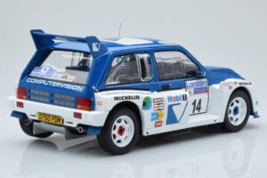 MG Metro 6R4 #14 D. Llewellin / P. Short RAC Rally 1986 IXO 1:18 18RMC068C メタル - 画像 2/6