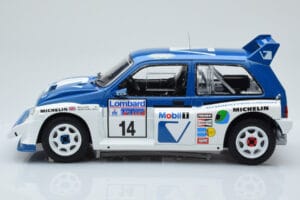 MG Metro 6R4 #14 D. Llewellin / P. Short RAC Rally 1986 IXO 1:18 18RMC068C メタル - 画像 3/6