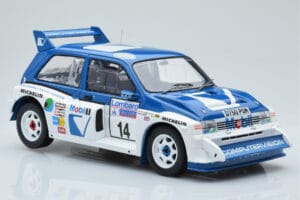 MG Metro 6R4 #14 D. Llewellin / P. Short RAC Rally 1986 IXO 1:18 18RMC068C メタル - 画像 4/6