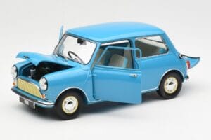 Morris Mini Minor ブルー Kyosho 1:18 08964BL メタル - 画像 2/8