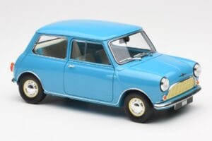 Morris Mini Minor ブルー Kyosho 1:18 08964BL メタル - 画像 6/8