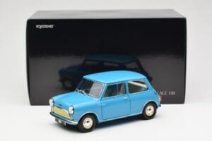 Morris Mini Minor ブルー Kyosho 1:18 08964BL メタル - 画像 8/8