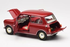 Morris Mini Minor レッド Kyosho 1:18 08964R メタル - 画像 5/8