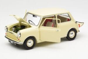 Morris Mini Minor ホワイト Kyosho 1:18 08964W メタル - 画像 2/8