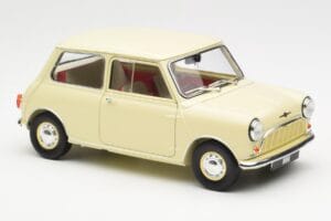 Morris Mini Minor ホワイト Kyosho 1:18 08964W メタル - 画像 6/8