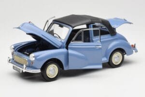 Morris Minor カブリオレ ブルー Minichamps 1:18 150137030 メタル - 画像 2/8