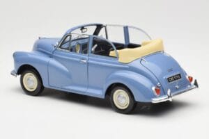 Morris Minor カブリオレ ブルー Minichamps 1:18 150137030 メタル - 画像 7/8