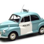 Morris Minor ポリス ブルー & ホワイト Minichamps 1:18