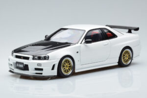 Nissan Skyline GT-R R34 Nismo Z-Tune ホワイト MotorHelix 1:18