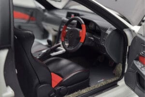 Nissan Skyline GT-R R34 Nismo Z-Tune ホワイト MotorHelix 1:18 M83407 メタル - 画像 8/11