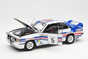 Opel Ascona 400 #5 W. Rohrl / C. Geistdorfer Safari Rally ワールドチャンピオン 1982 Sun Star 1:18 5378 メタル - 画像 2/8