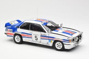 Opel Ascona 400 #5 W. Rohrl / C. Geistdorfer Safari Rally ワールドチャンピオン 1982 Sun Star 1:18 5378 メタル - 画像 6/8