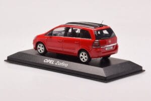 Opel Zafira B OPC レッド Minichamps 1:43 400045300 メタル - 画像 3/4