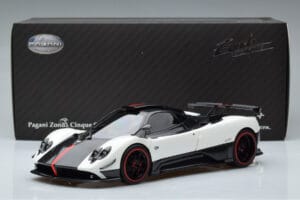 Pagani Zonda Cinque ホワイト Benny Almost Real 1:18 850601001 メタル - 画像 12/12