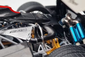 Pagani Zonda Cinque ホワイト Benny Almost Real 1:18 850601001 メタル - 画像 10/12