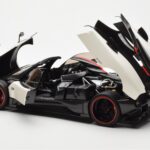 Pagani Zonda Cinque Roadster ホワイト Benny Almost Real 1:18 - image 5 of 8