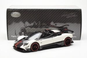 Pagani Zonda Cinque Roadster ホワイト Benny Almost Real 1:18 850611001 メタル - 画像 8/8