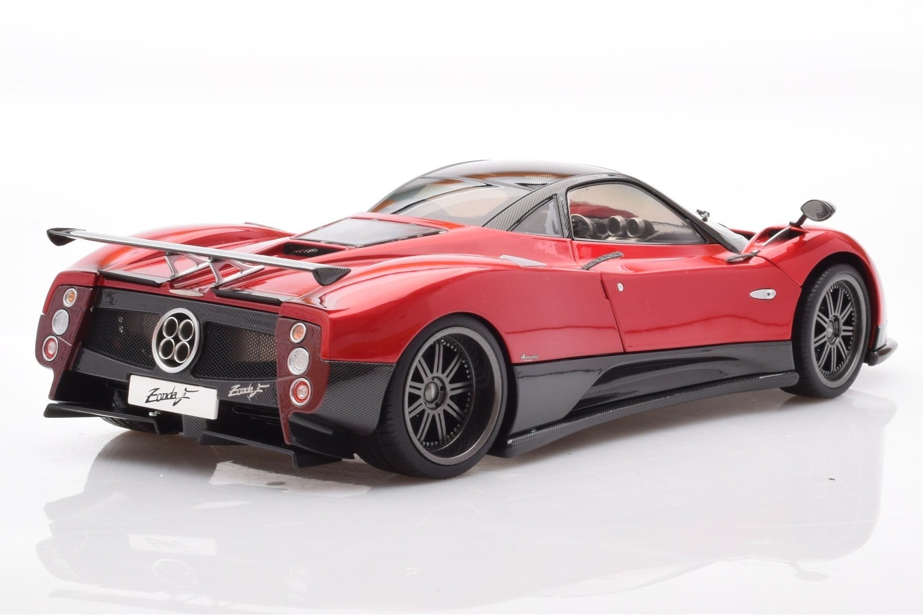Pagani Zonda F レッド Monza Almost Real 1:18 850406001 メタル - 画像 3/8